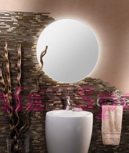 decorazione specchio in mosaico